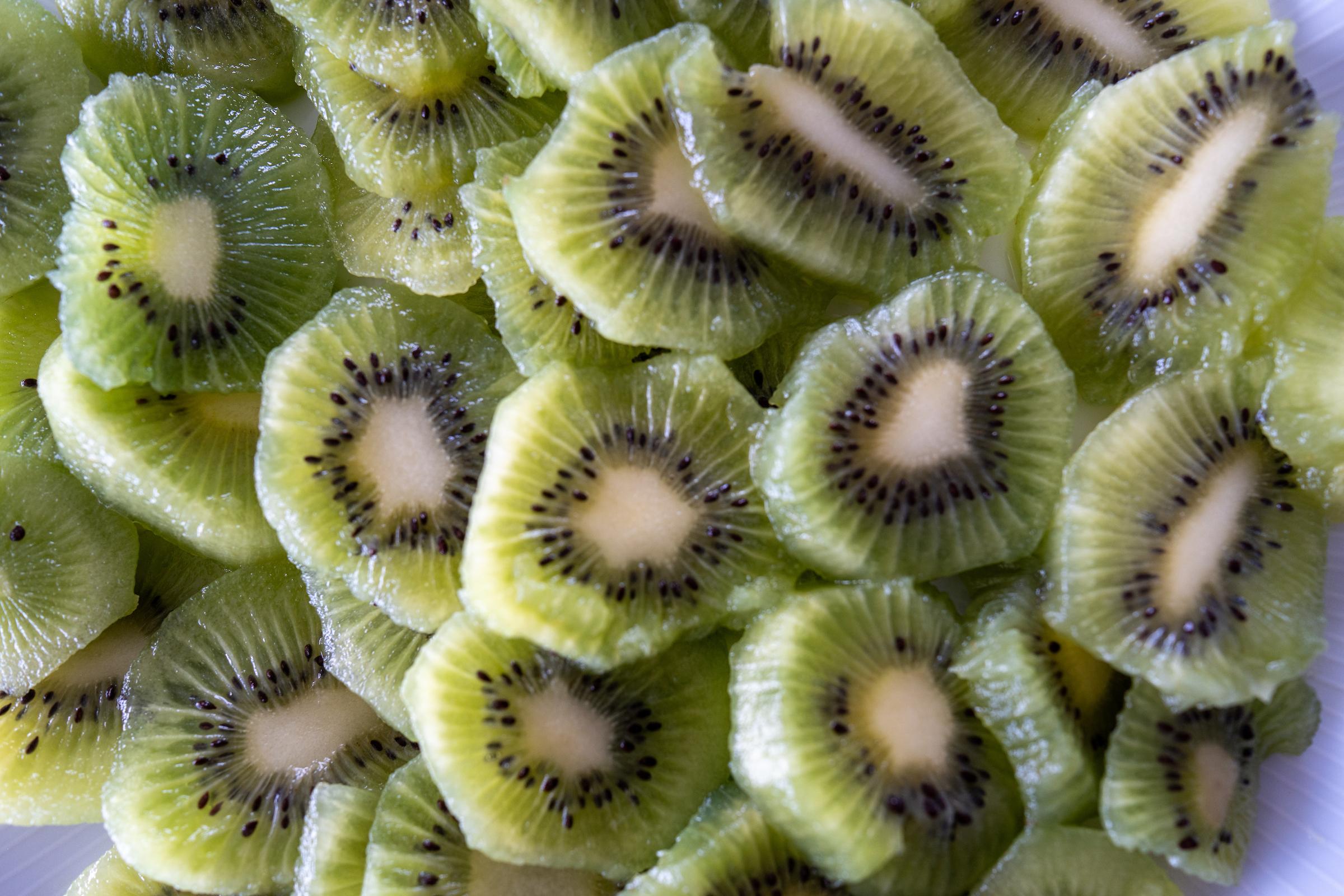 Sliced up kiwi