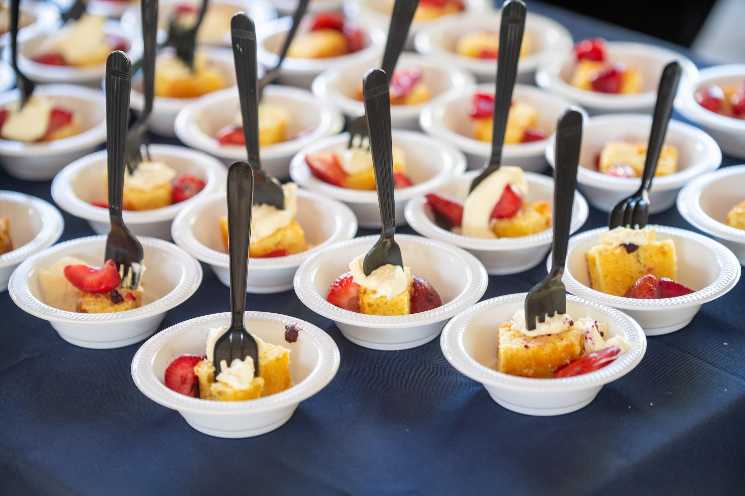 A photo featuring several delicious desserts in bowls