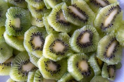 Sliced up kiwi